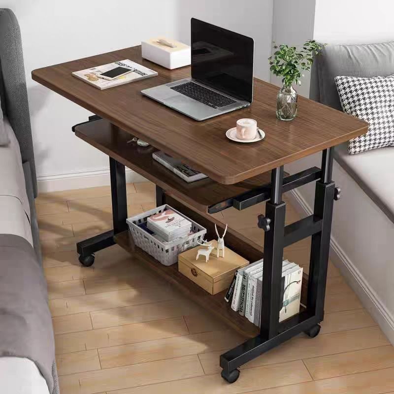 Desk Setup Minimalist - Hareketli küçük masa, komodin, yatak odası,