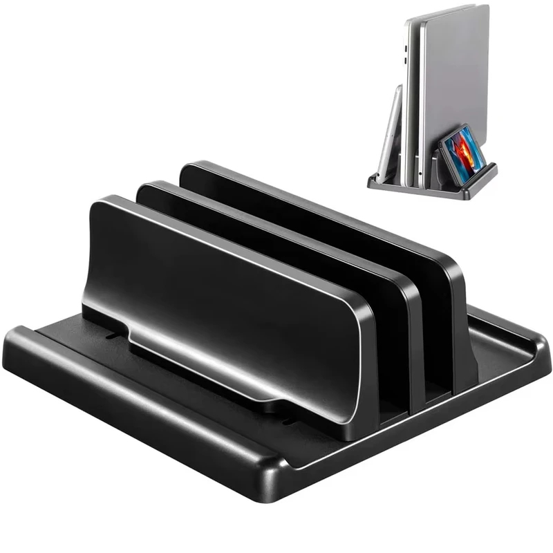 Vertical Laptop Stand - 4'ü 1 Arada Dikey Dizüstü Bilgisayar