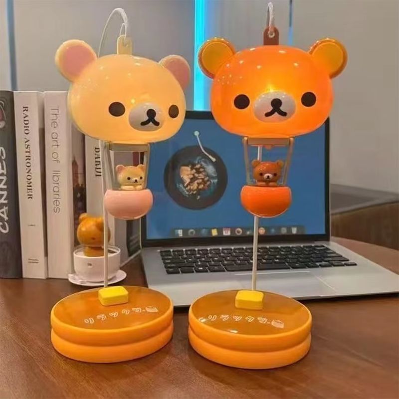 Desk Setup At Home - Rilakkuma Sevimli Ayı Masa Lambası Masaüstü
