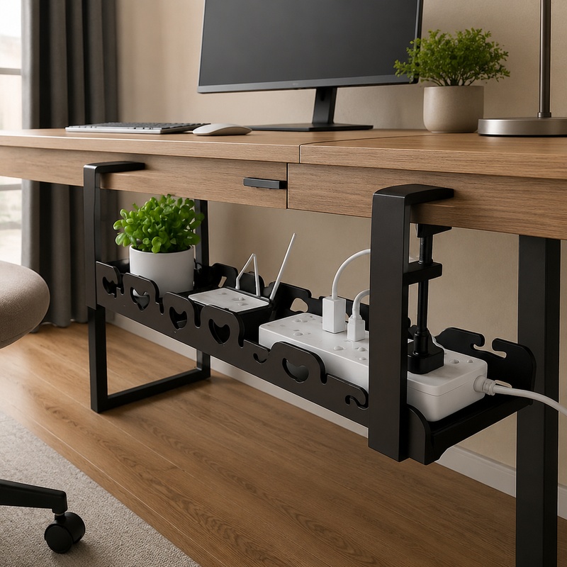 Desk Setup Requirements - Kablo Yönetimi ve Depolama için Masa