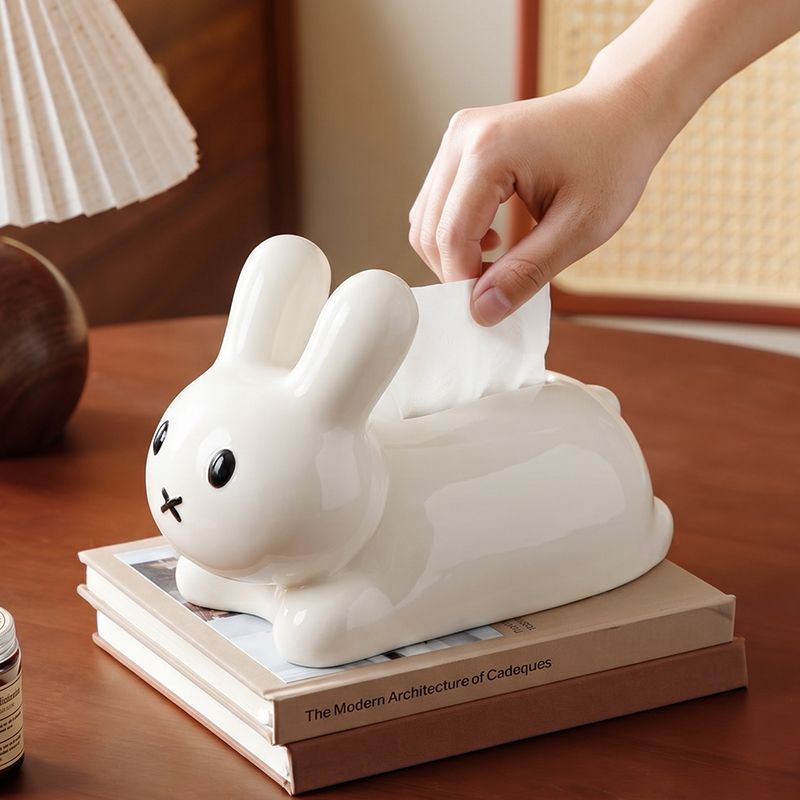 Desk Setup Equipment - Anime Miffy Masaüstü Mendil Kutusu Düz