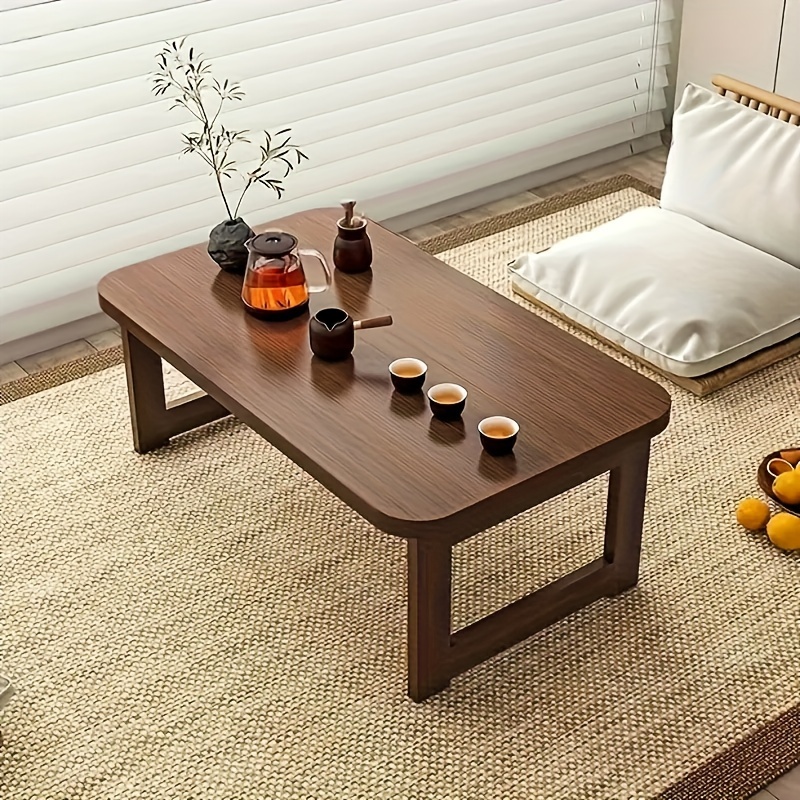 Desk Setup Minimalist - Katlanabilir Taşınabilir Yan Sehpa Bambu Masa