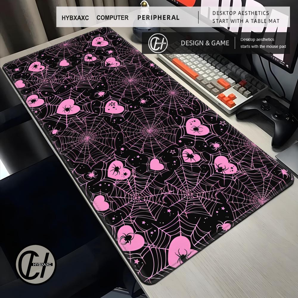 Desk Setup For Office - 90x40 Beyaz veya Pembe Örümcek Ağı