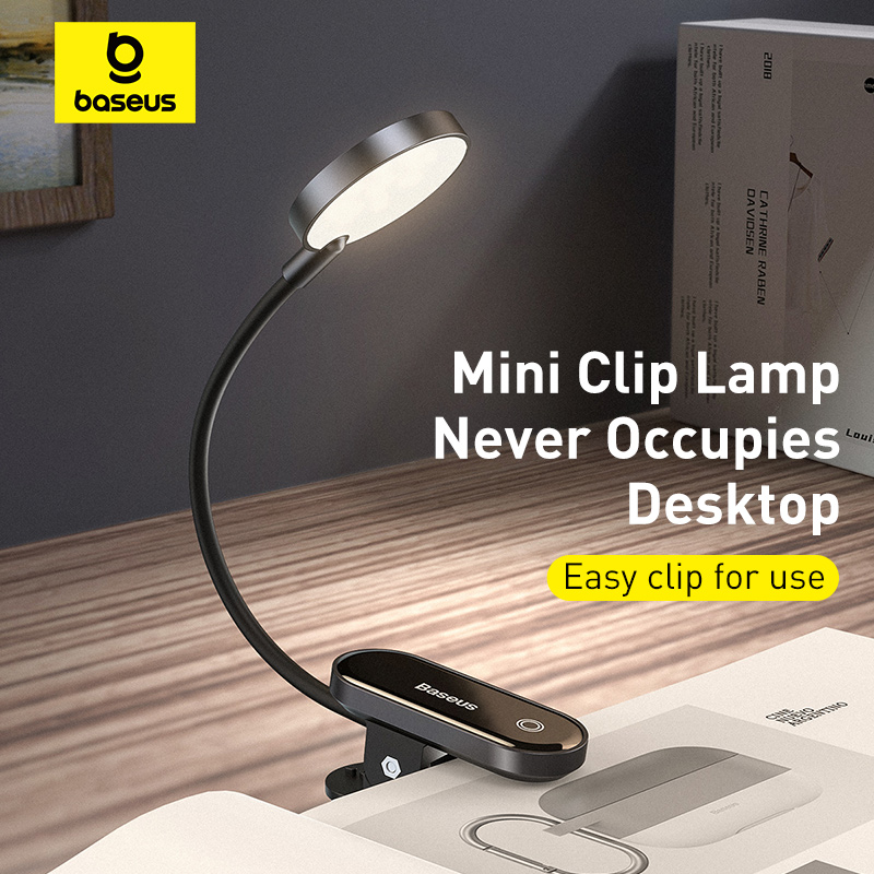 Desk Setup With Laptop - Baseus Taşınabilir Masa Lambası LED Mini