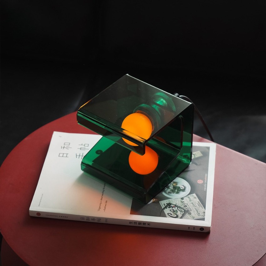 Modern Akrilik Küp Masa Lambas - Desk Setup Minimalist incelemesi ve fiyatı