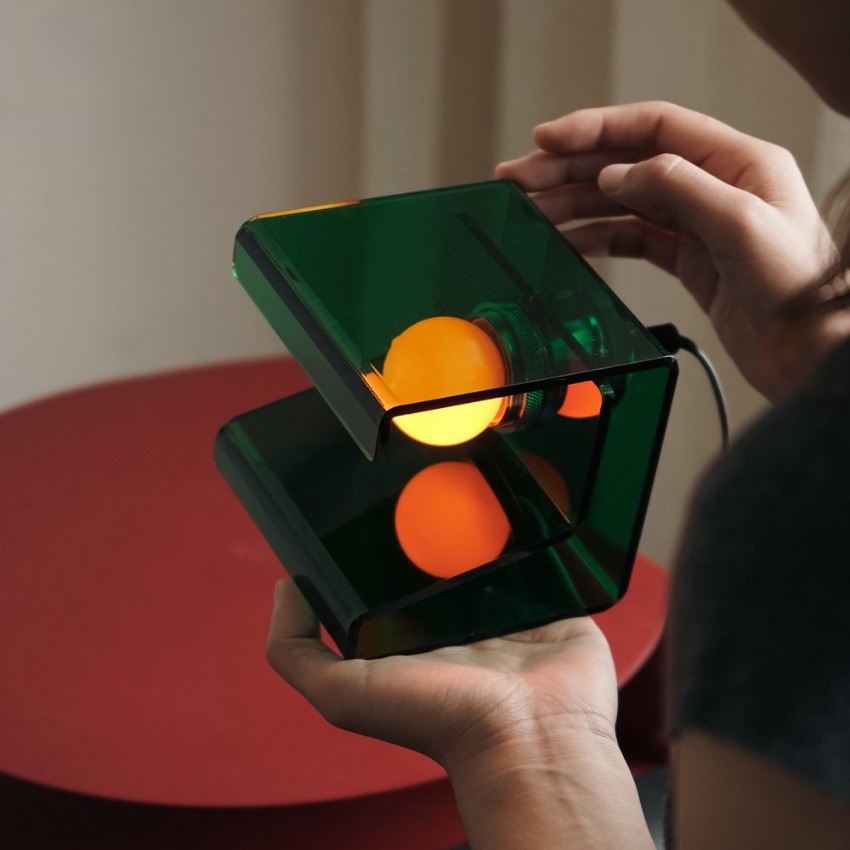 Modern Akrilik Küp Masa Lambas - Desk Setup Minimalist incelemesi ve fiyatı