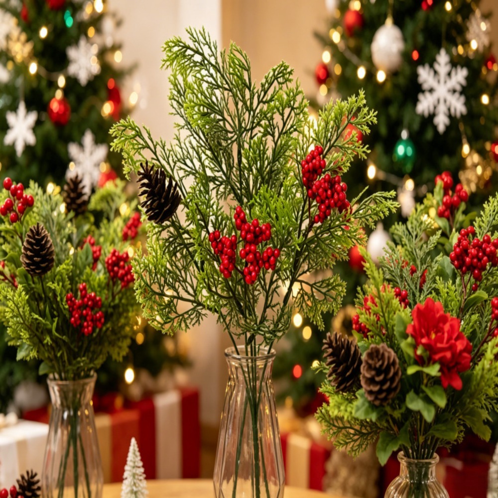 Yapay Noel Yeşillik Bitkileri, - Desk Setup At Home incelemesi ve fiyatı