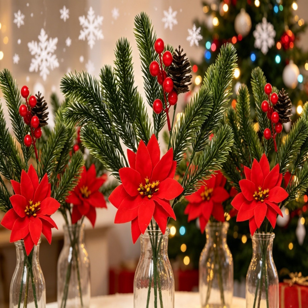 Yapay Noel Yeşillik Bitkileri, - Desk Setup At Home incelemesi ve fiyatı