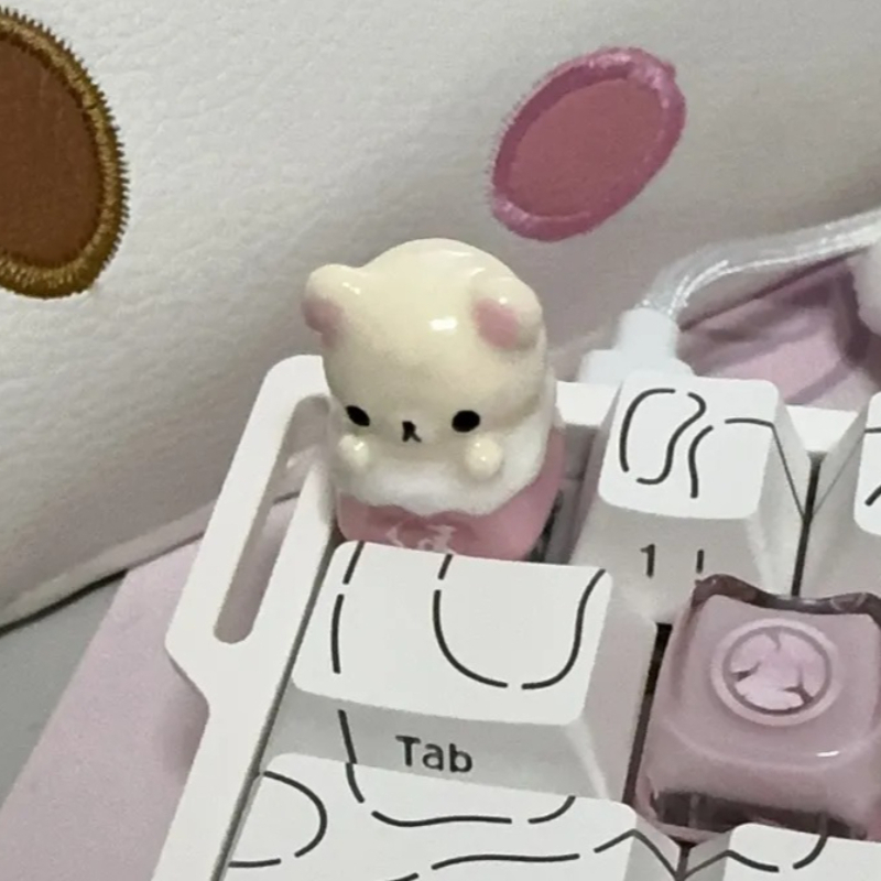 Kawaii Rilakkuma Keycaps Relax - Desk Setup Equipment incelemesi ve fiyatı
