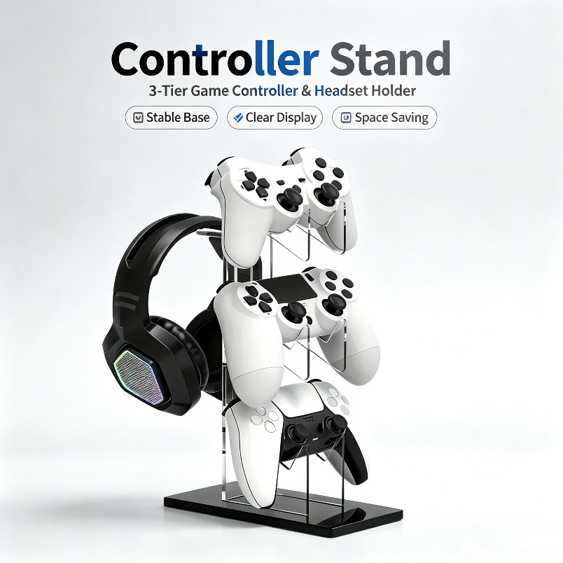 Kulaklık Askılı Kontrolcü Tutu - Desk Setup Game incelemesi ve fiyatı