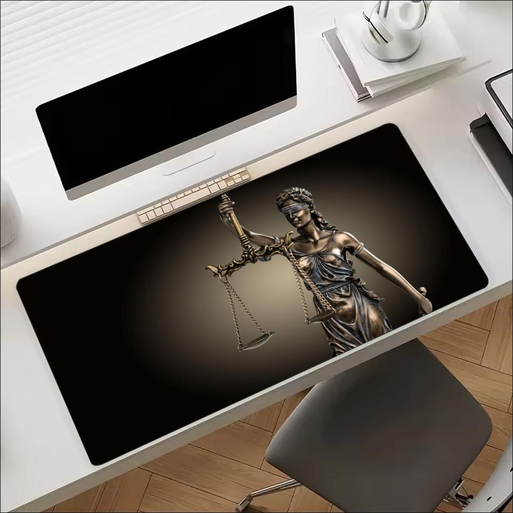 Kadın Adalet Heykeli Temalı Bü - Desk Setup For Office incelemesi ve fiyatı