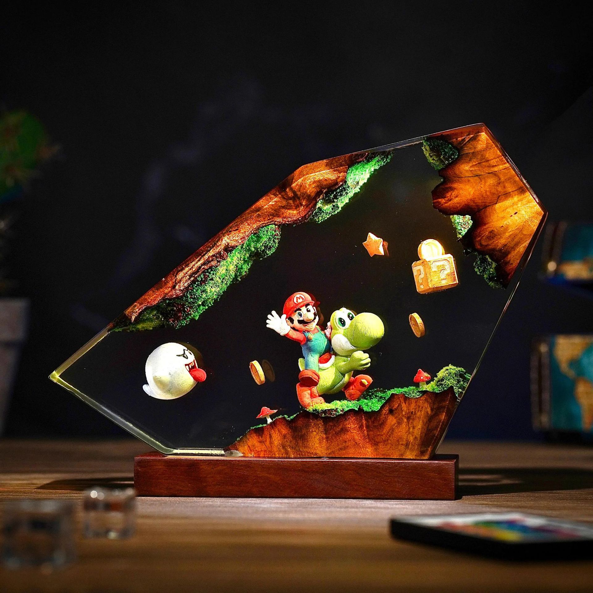 Reçine Masa Lambası Karikatür  - Desk Setup Equipment incelemesi ve fiyatı