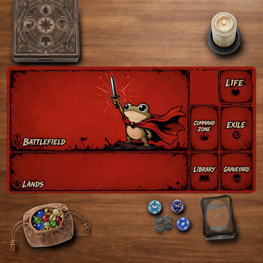 Kırmızı Pelerin Kılıç Kurbağa  - Desk Setup Red incelemesi ve fiyatı