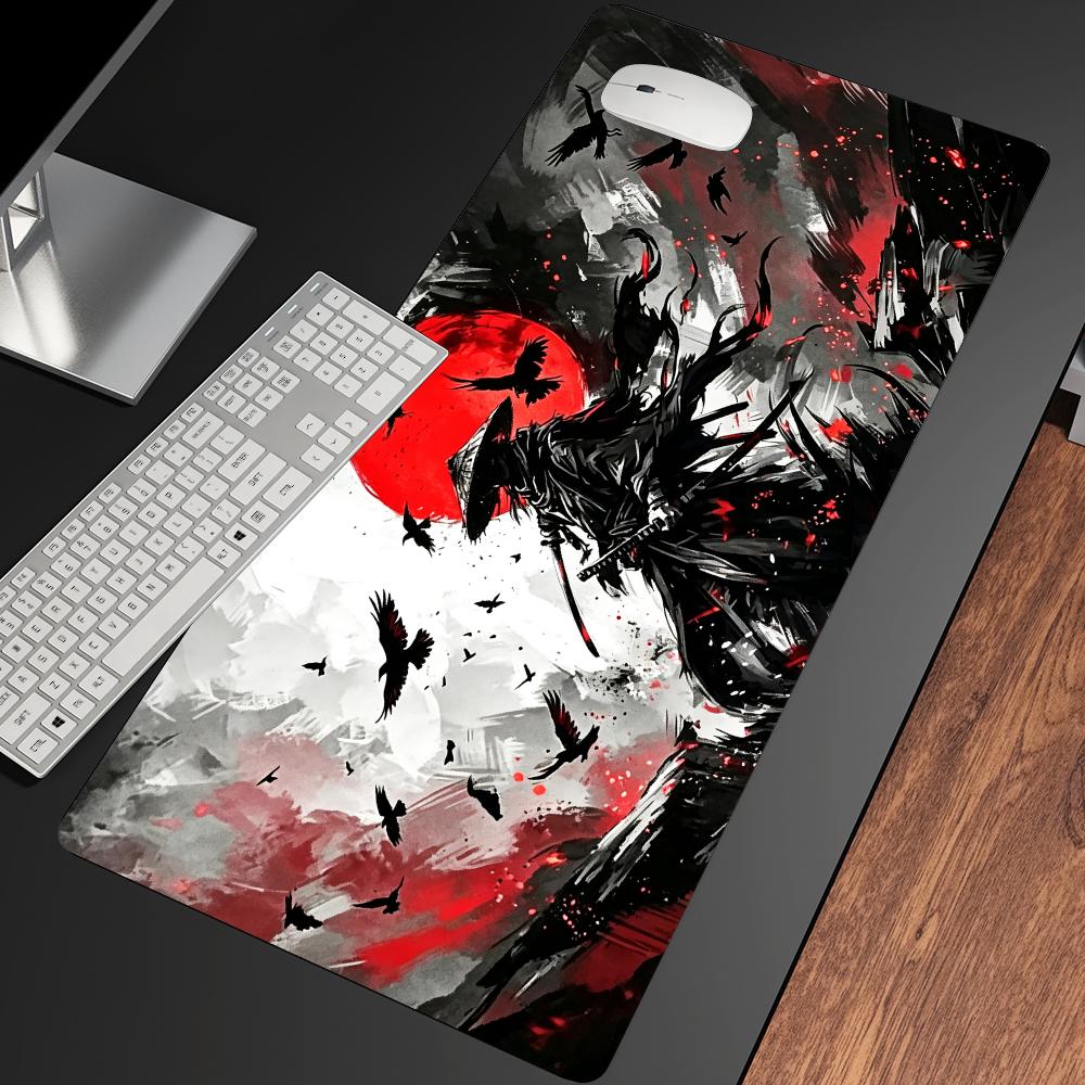 Samurai Kırmızı Ay Karga Desen - Desk Setup Red incelemesi ve fiyatı