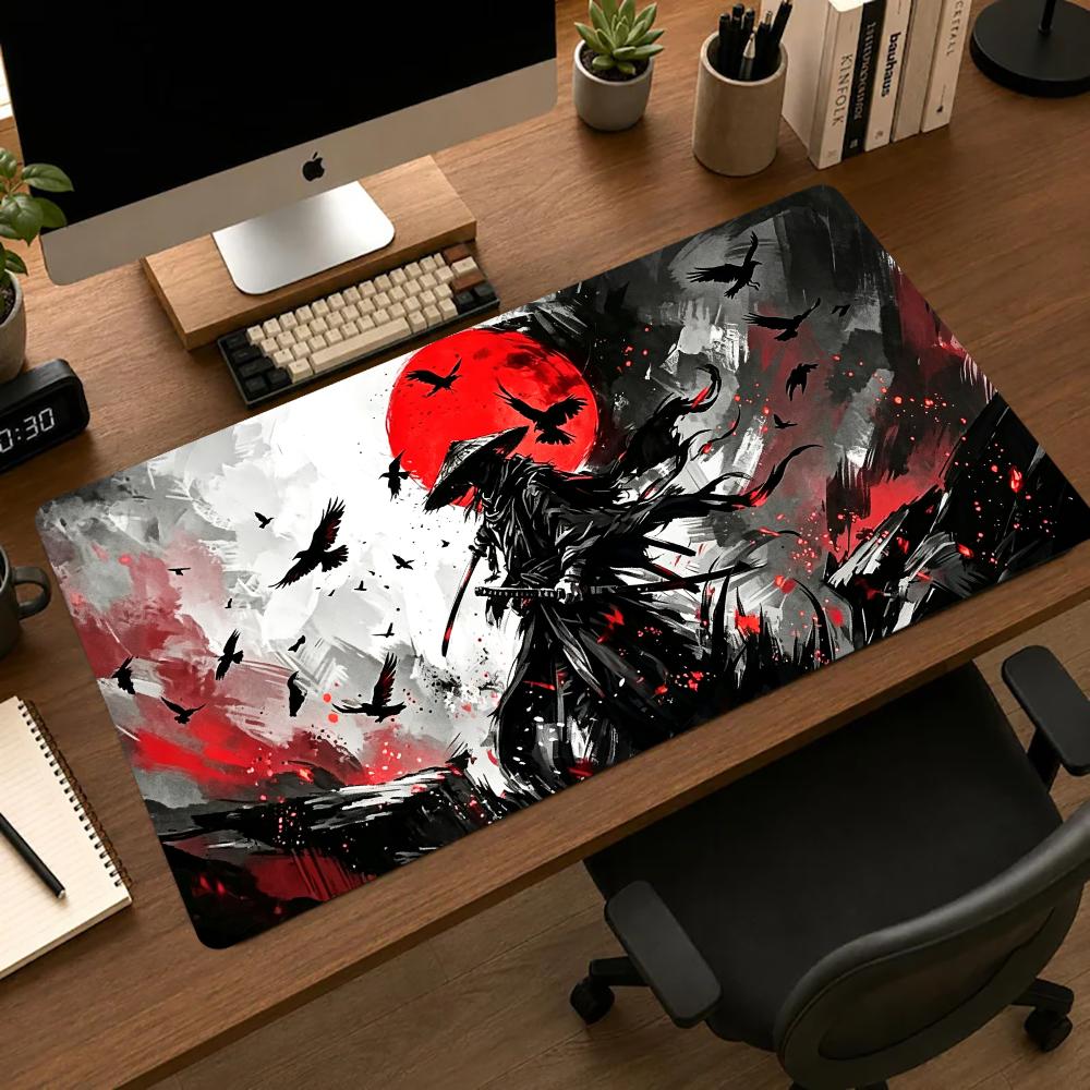 Samurai Kırmızı Ay Karga Desen - Desk Setup Red incelemesi ve fiyatı