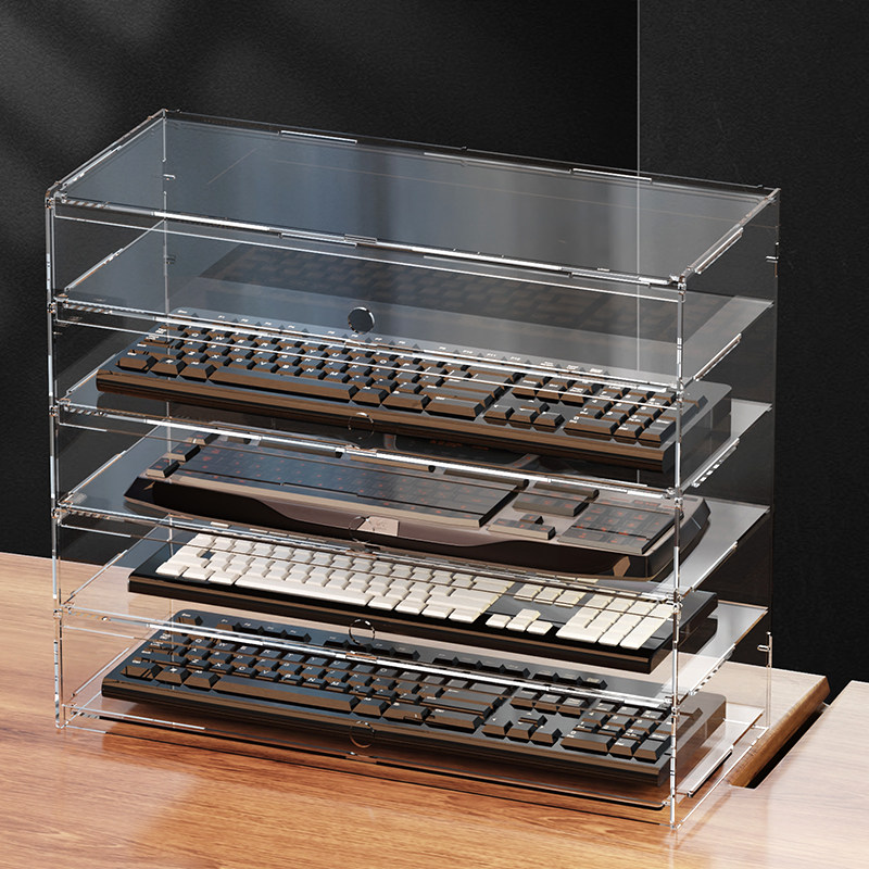 Premium Şeffaf Akrilik Toz Geç - Desk Setup Pegboard incelemesi ve fiyatı