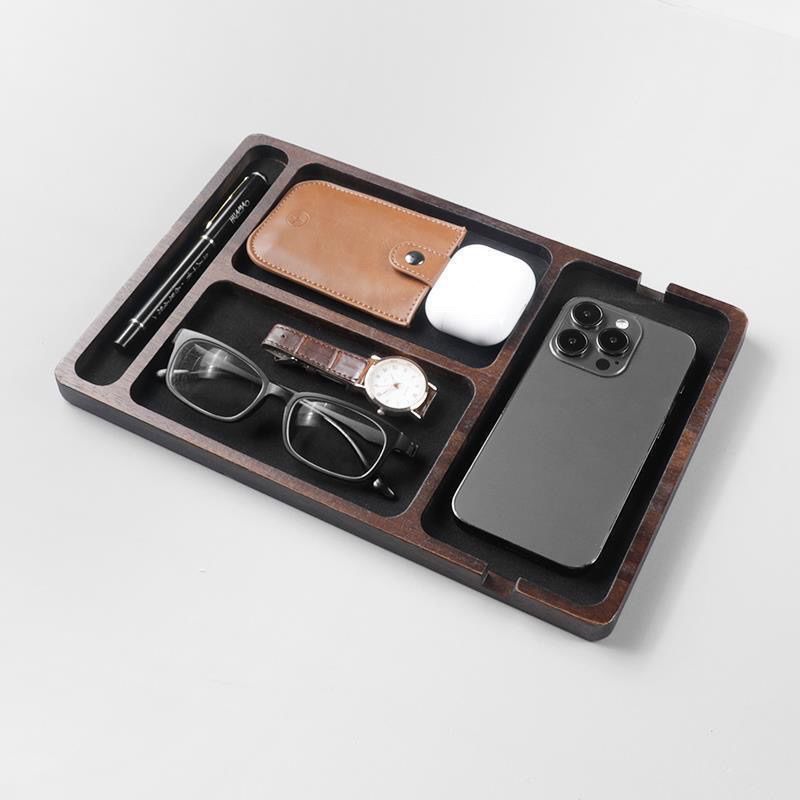 Masif Ahşap Saklama Tepsisi İs - Desk Setup Minimalist incelemesi ve fiyatı