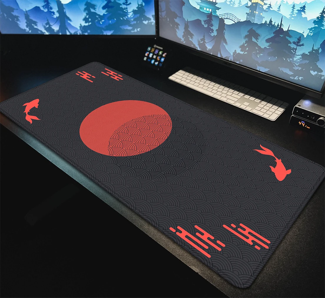 Japon Masa Matı Siyah ve Kırmı - Desk Setup Red incelemesi ve fiyatı