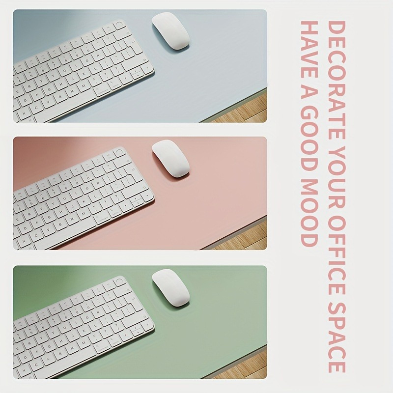 1 adet PU deri mouse pad, ofis - Desk Pad Leather Large incelemesi ve fiyatı