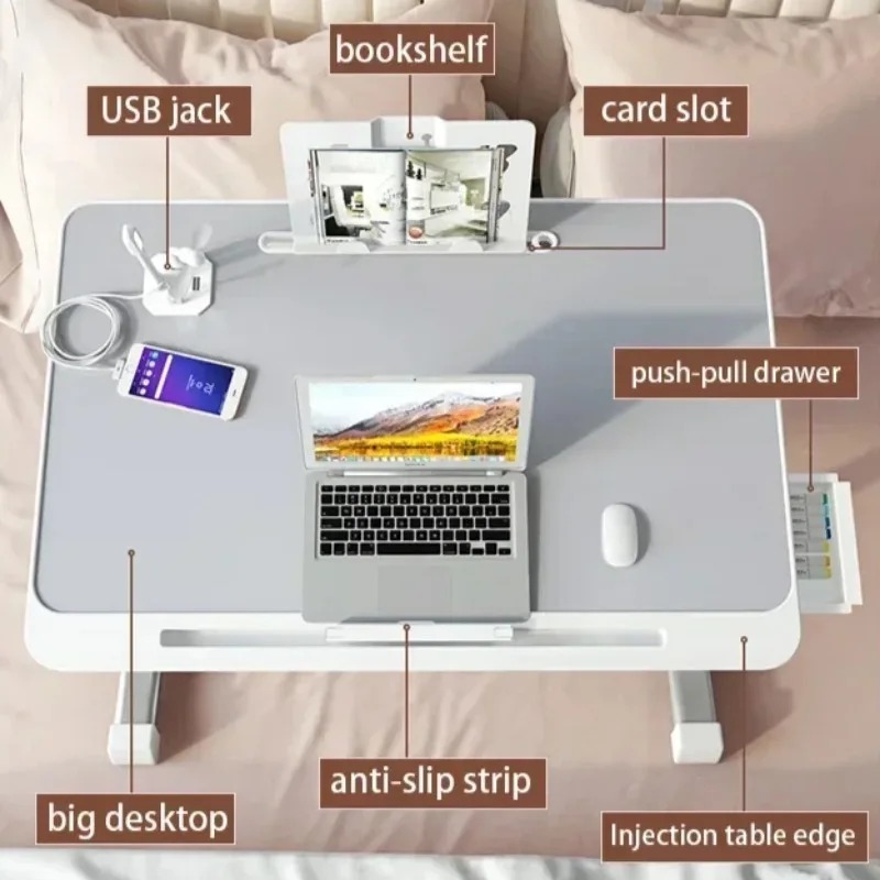 Laptop Bed Tray Table Adjustab - Desk Setup With Laptop incelemesi ve fiyatı