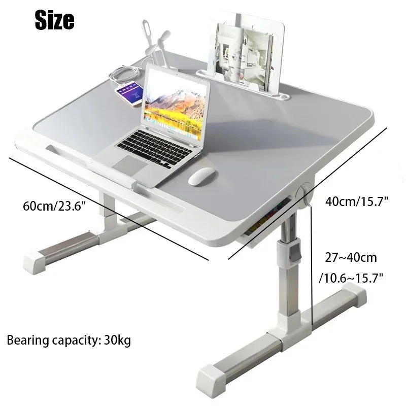 Laptop Bed Tray Table Adjustab - Desk Setup With Laptop incelemesi ve fiyatı