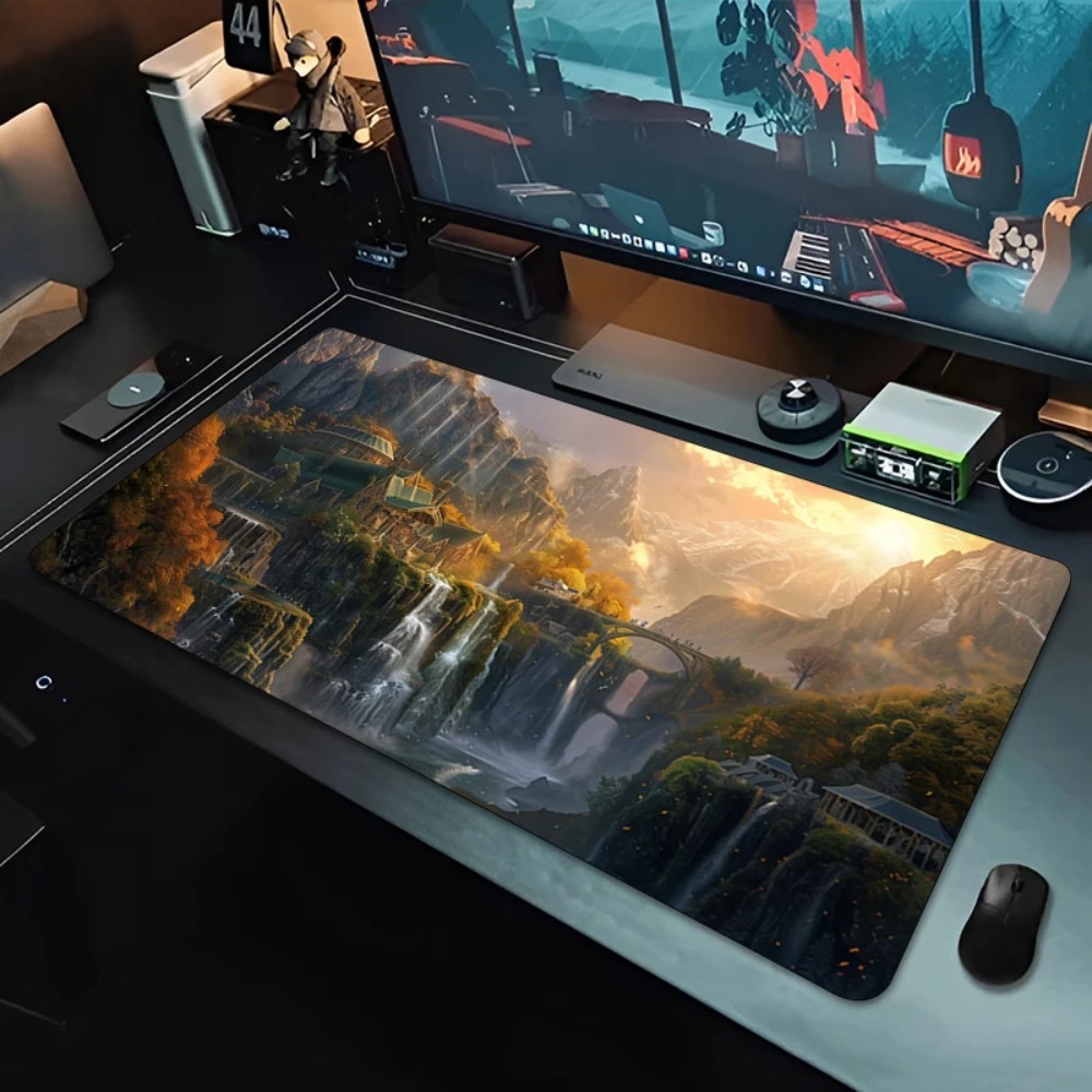 Vintage Kırmızı Altın Desenli  - Desk Setup Red incelemesi ve fiyatı