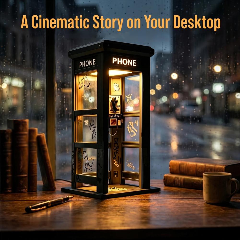Retro Vintage Telefon Kulübesi - Desk Setup Equipment incelemesi ve fiyatı