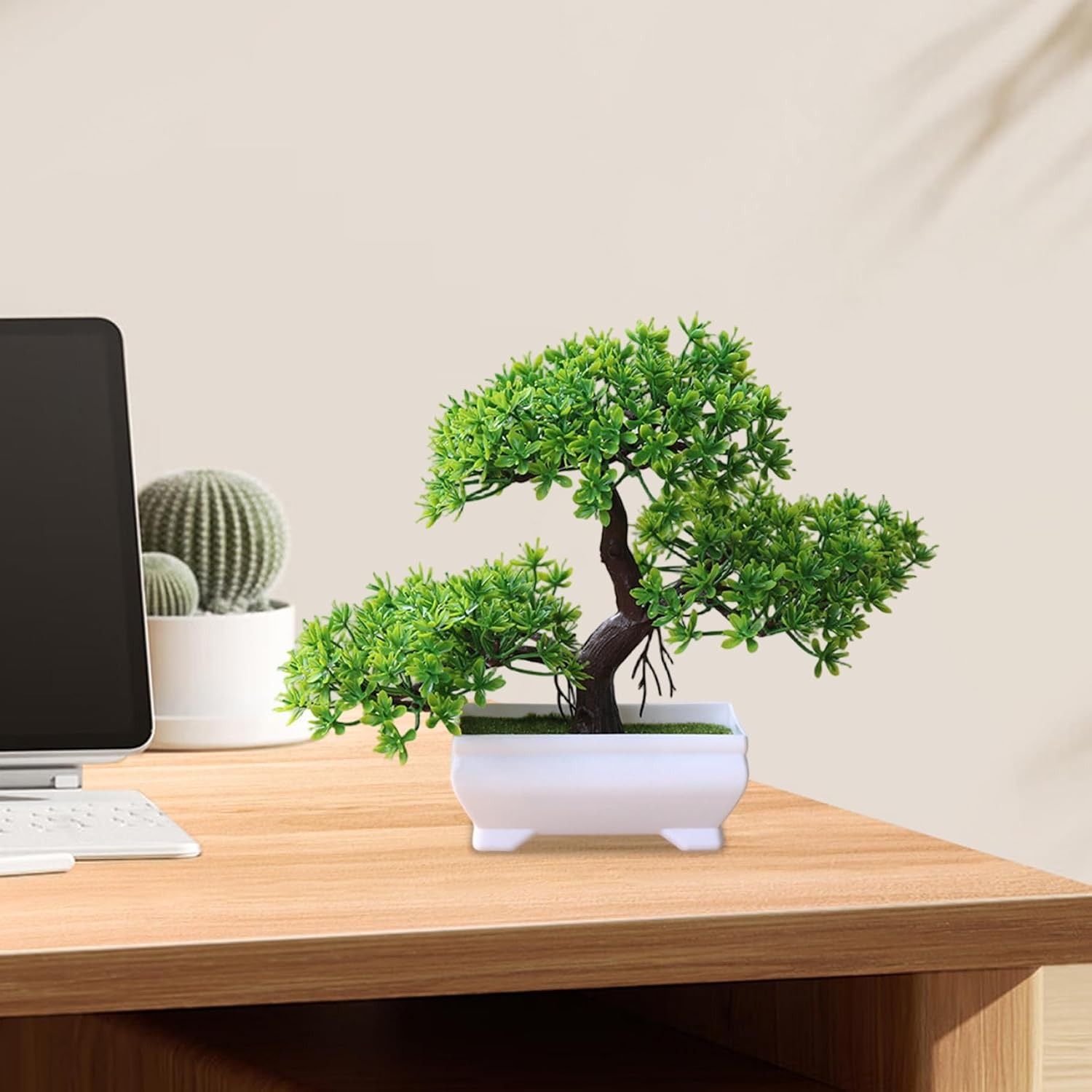 1/2 adet yapay Bonsai ağacı si - Desk Setup At Home incelemesi ve fiyatı