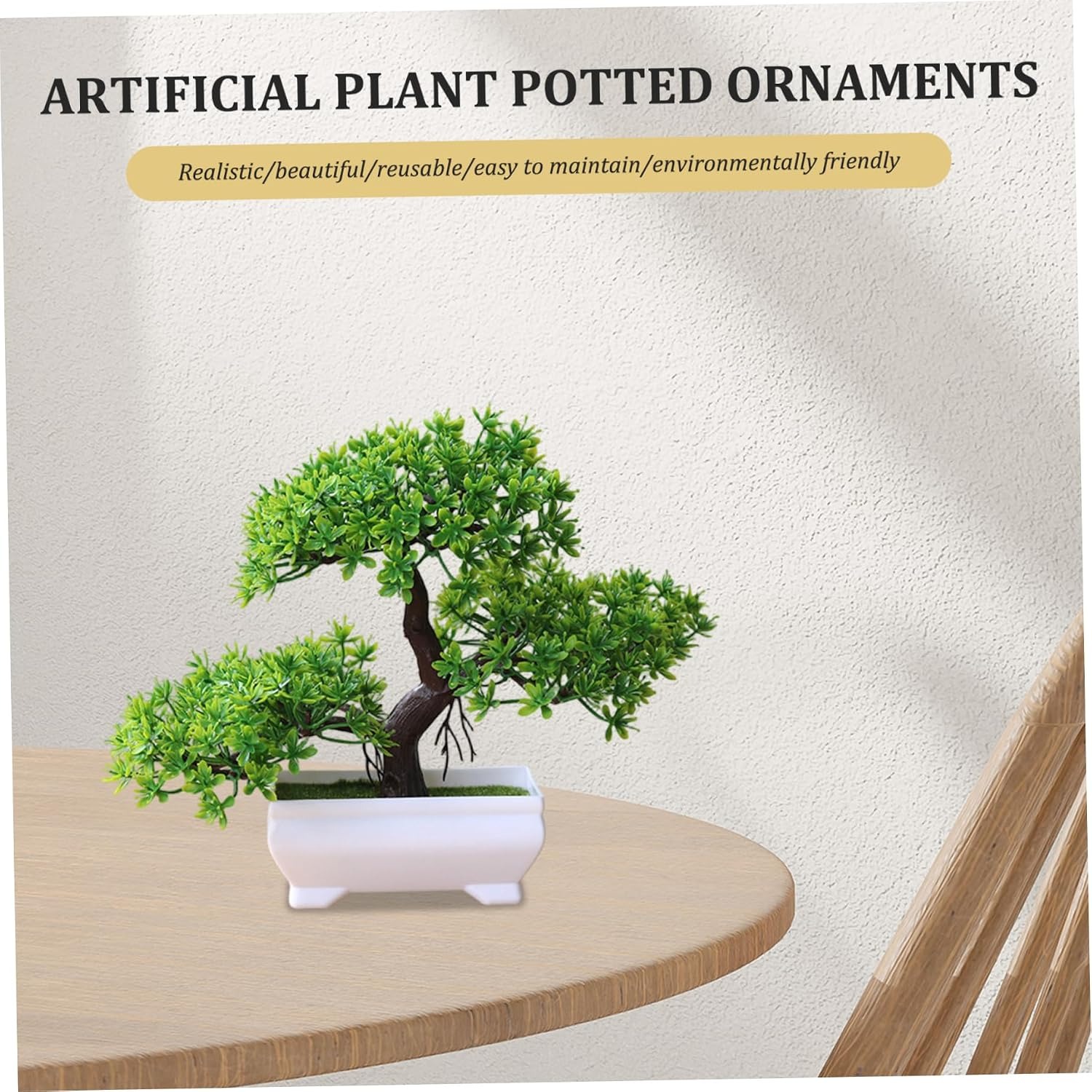 1/2 adet yapay Bonsai ağacı si - Desk Setup At Home incelemesi ve fiyatı