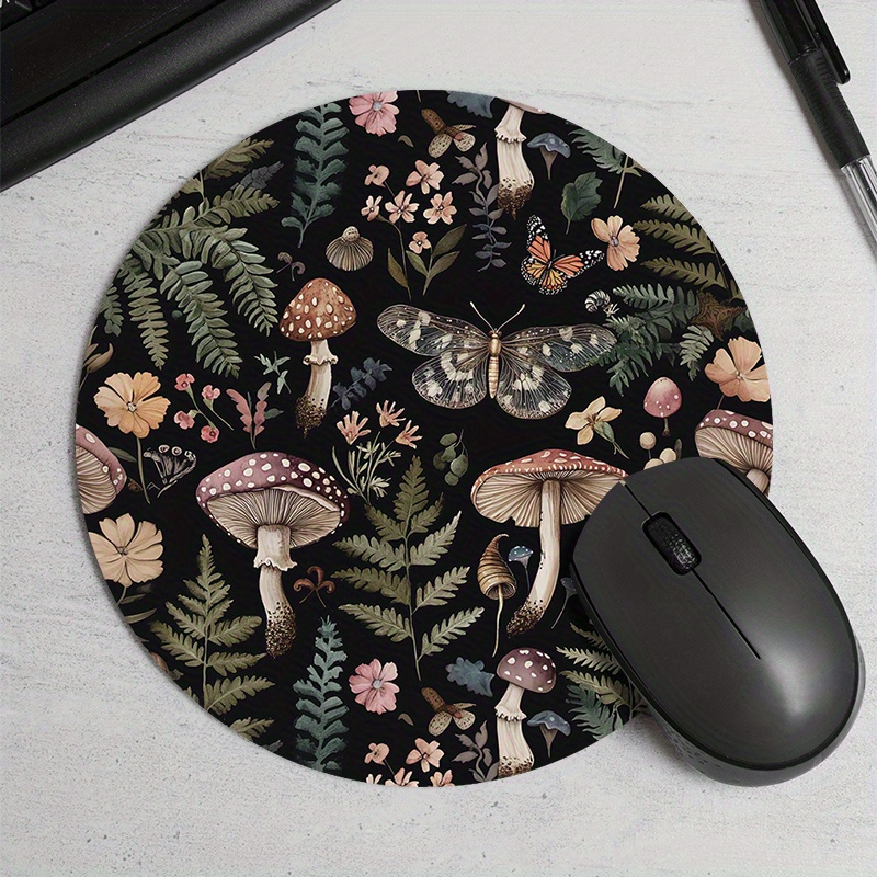 Yuvarlak Orman Bitki Mouse Pad - Desk Setup For Office incelemesi ve fiyatı